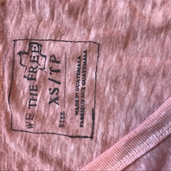 We The Free Peach Tee XS - Picture 5 of 6